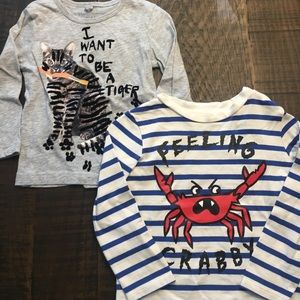 Stella McCartney Girls long sleeve shirt set